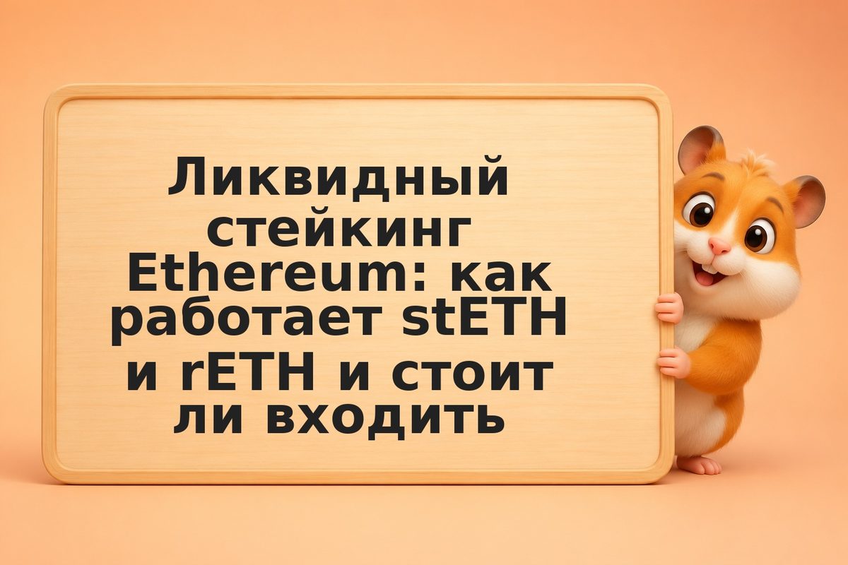 Ликвидный стейкинг Ethereum: как работает stETH и rETH и стоит ли входить