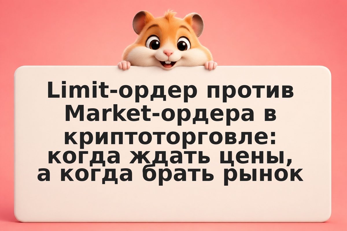 Limit-ордер против Market-ордера в криптоторговле: когда ждать цены, а когда бра