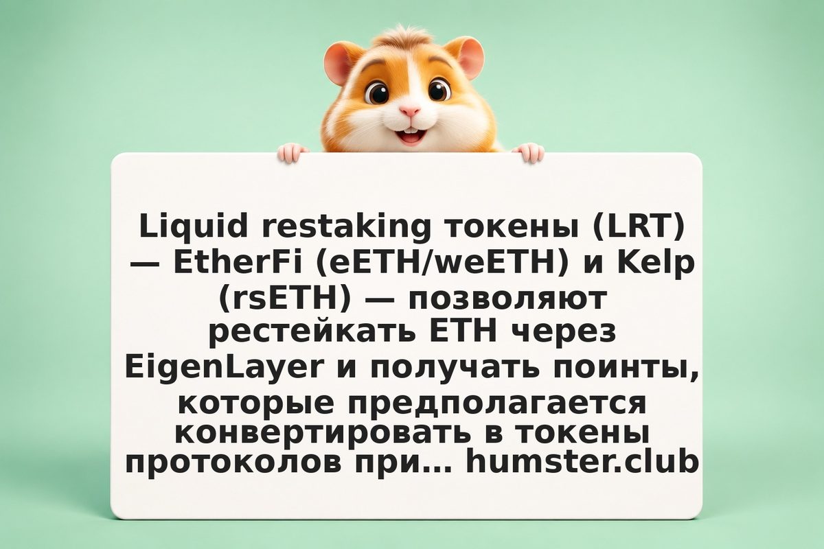 Liquid restaking EtherFi и Kelp: как работают поинты за EigenDA