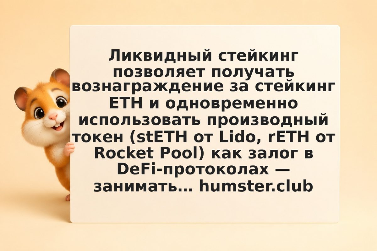 Ликвидный стейкинг stETH и rETH: как использовать как коллатераль в DeFi