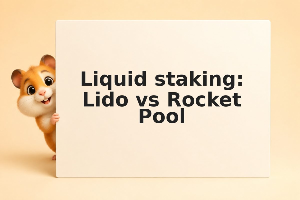 Liquid staking: Lido vs Rocket Pool