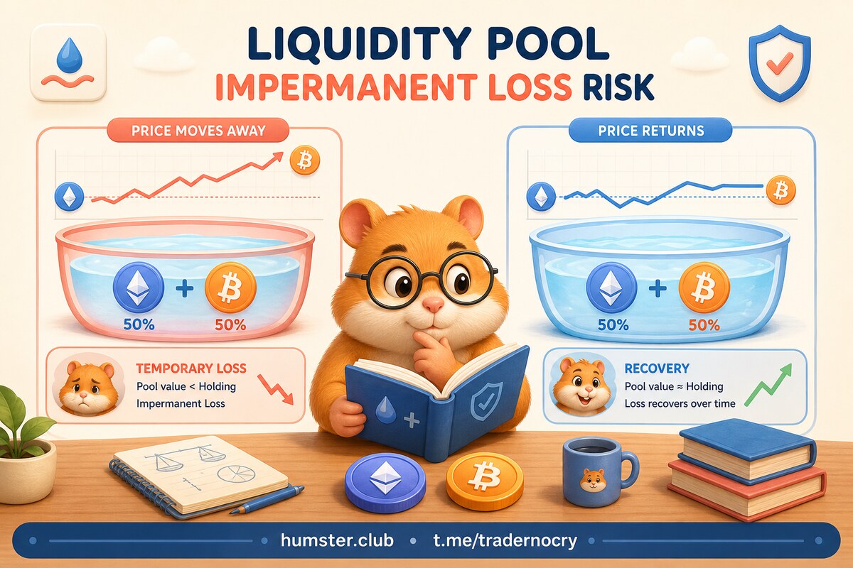 Impermanent loss: почему поставщик ликвидности на DEX теряет деньги при росте це