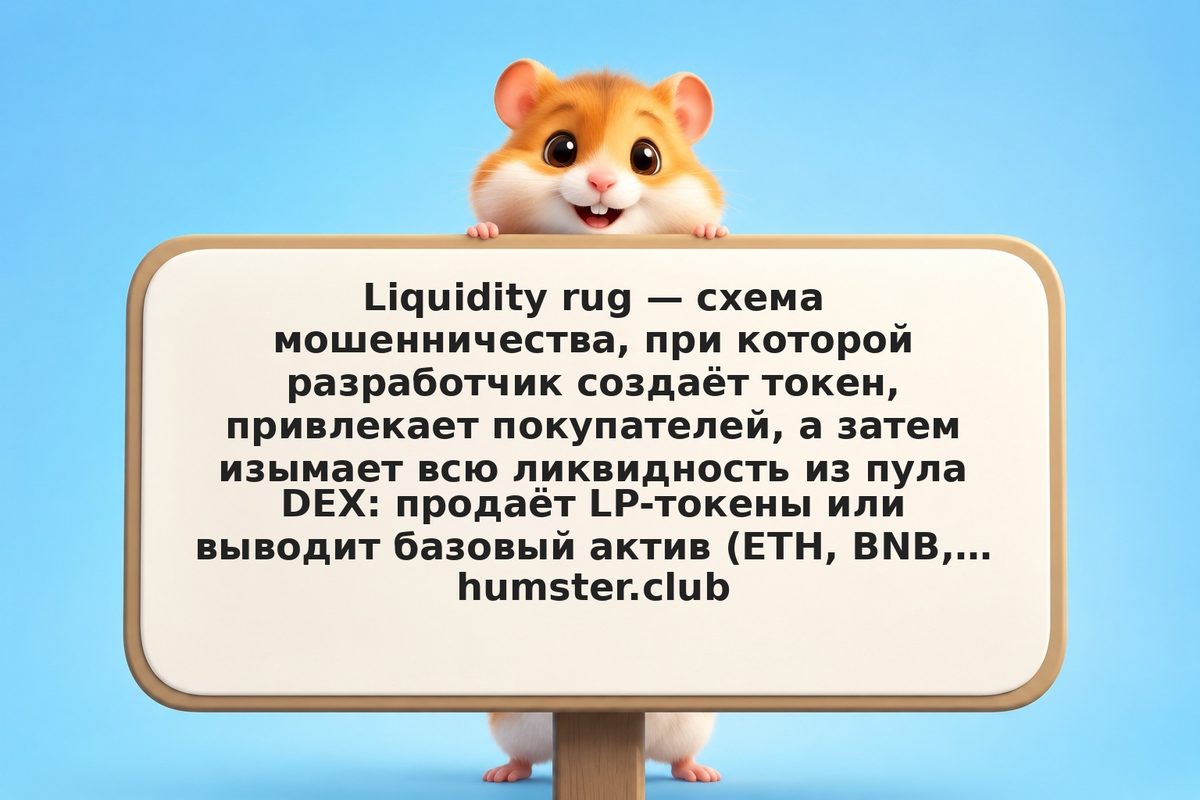 Liquidity rug: как разработчик сжигает LP токены и забирает всю ликвидность