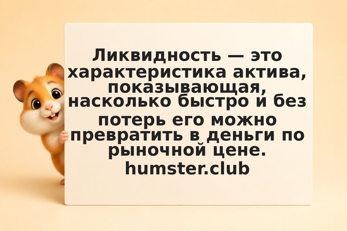 Ликвидность простыми словами