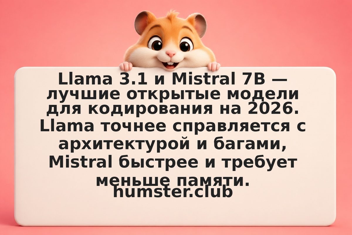 Открытые LLM для написания кода: Llama vs Mistral vs Open Interpreter