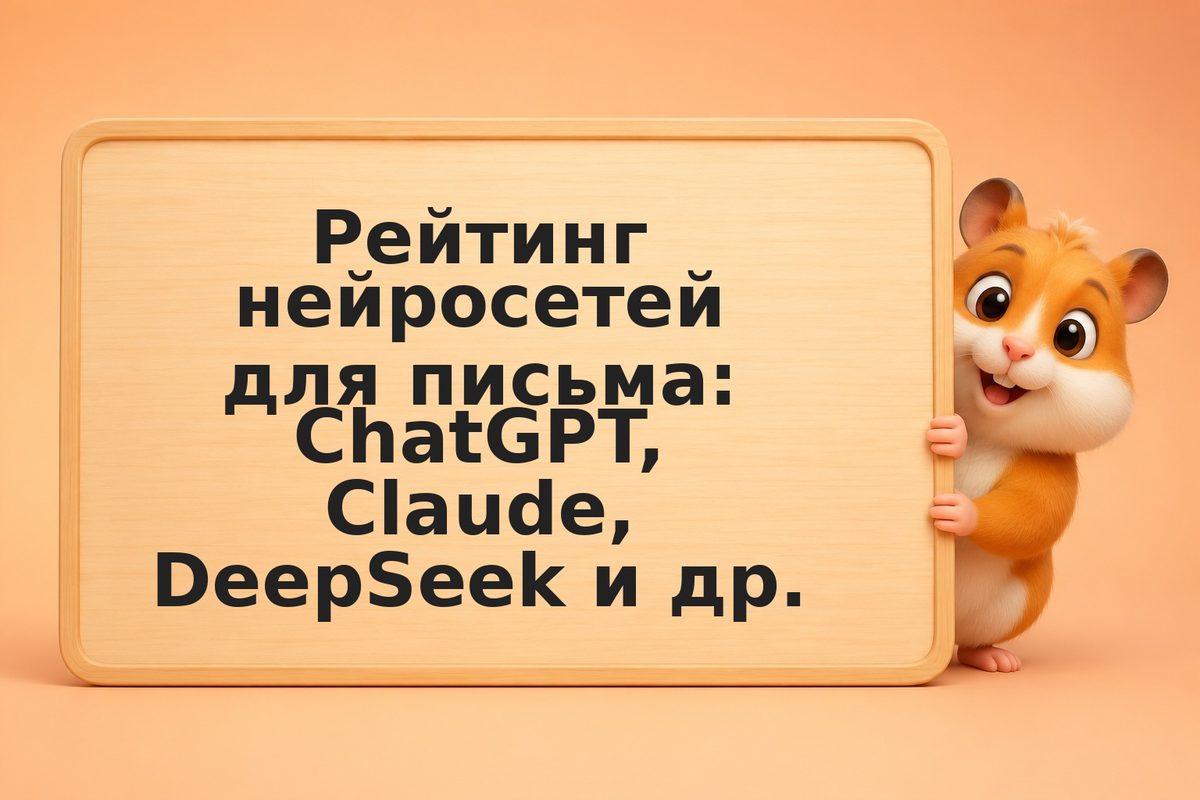 Рейтинг нейросетей для письма: ChatGPT, Claude, DeepSeek и др.