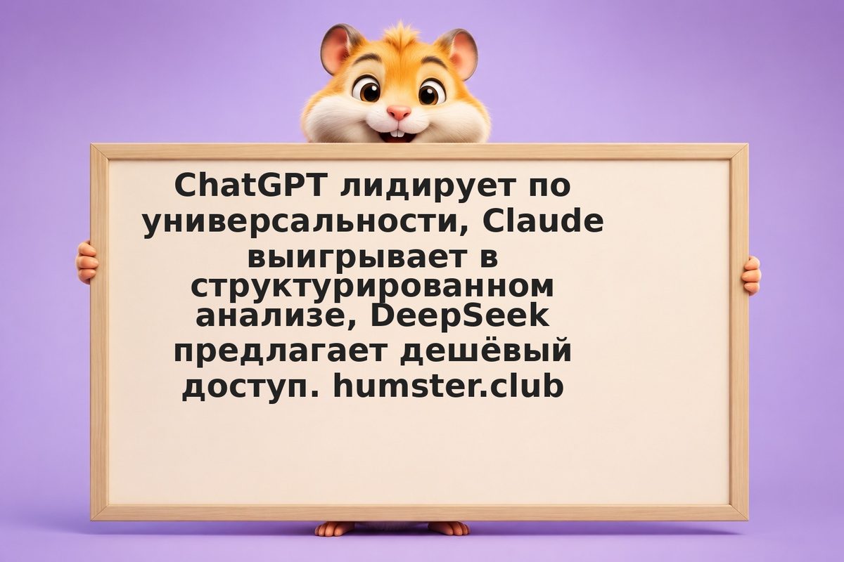 Рейтинг нейросетей для письма: ChatGPT, Claude, DeepSeek и др.