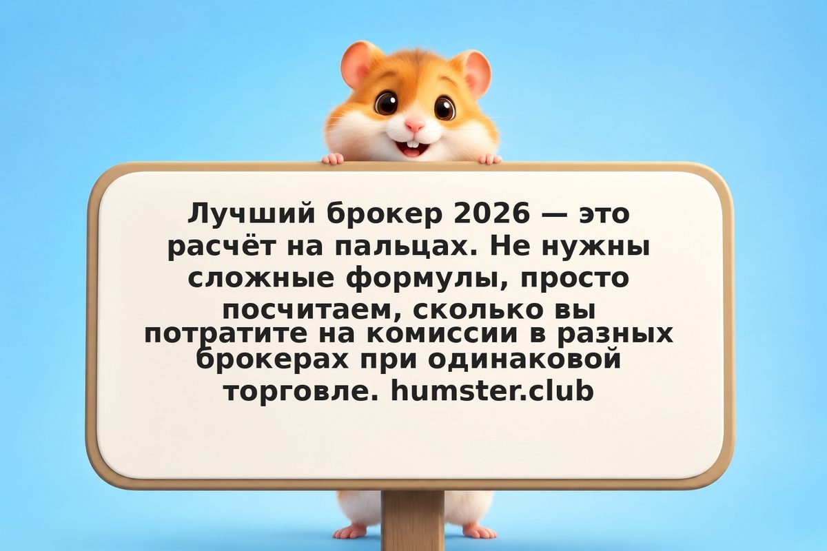 Лучший брокер 2026: расчёт на пальцах