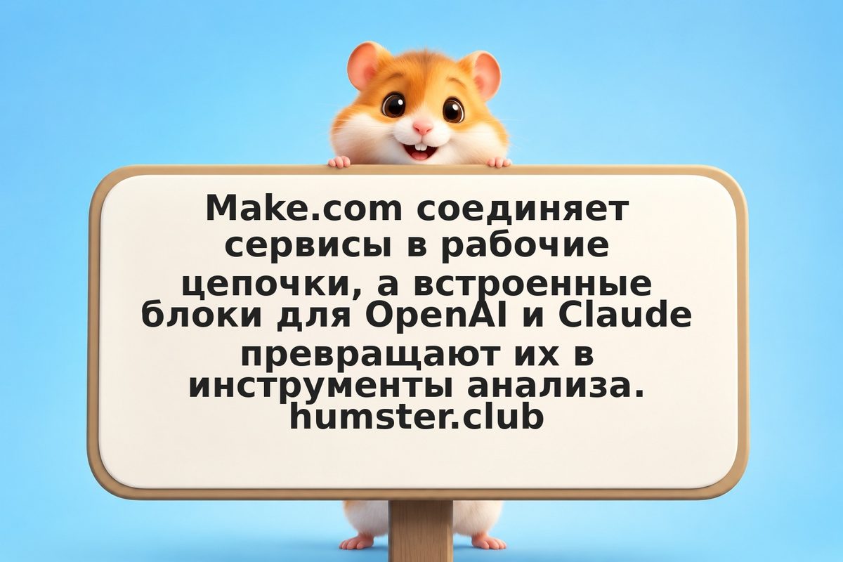 Make.com для автоматизации инвестиций: от сбора данных до аналитики через ИИ