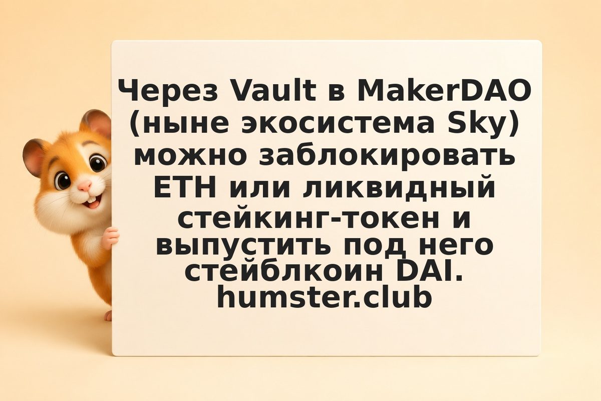 MakerDAO Vault: риски открытия займов под залог ETH и LST