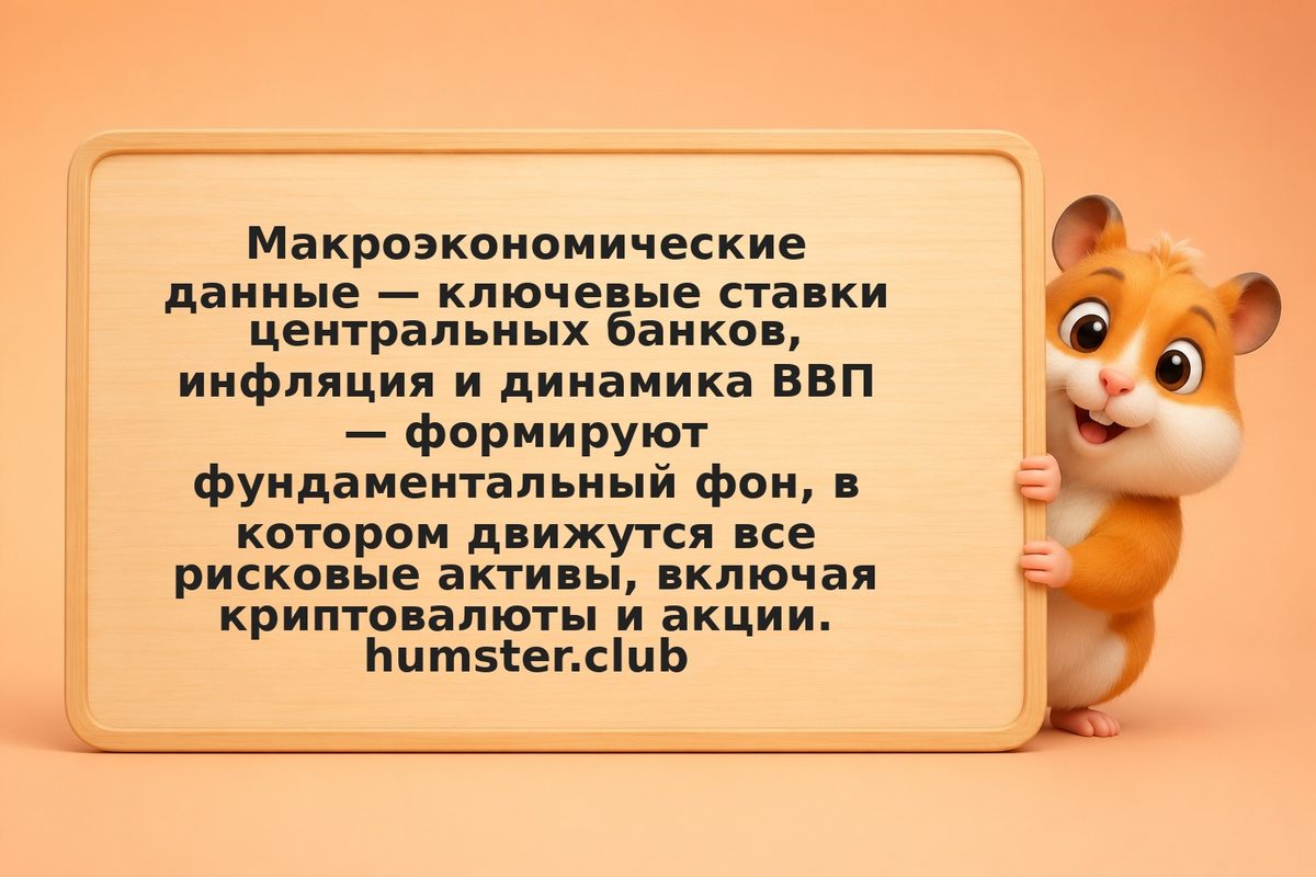 Макроэкономика и трейдинг: как ставки ЦБ, инфляция и GDP влияют на крипто и акци