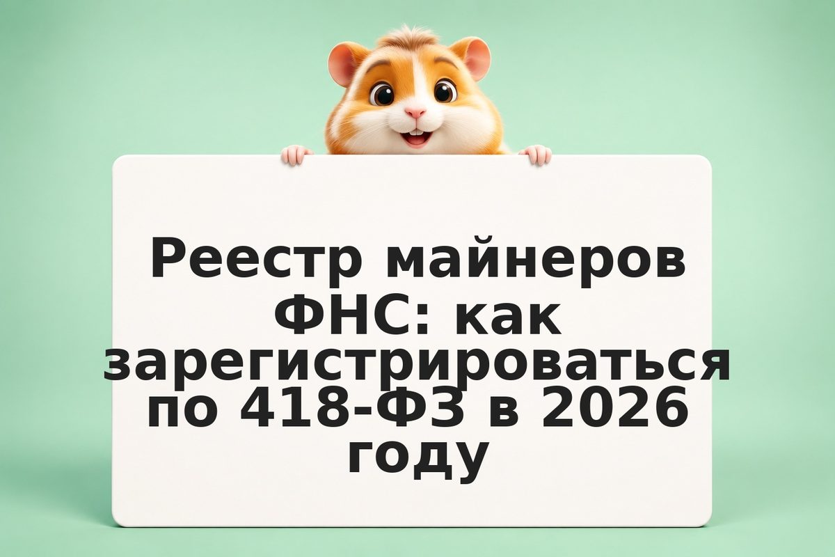 Реестр майнеров ФНС: как зарегистрироваться по 418-ФЗ в 2026 году