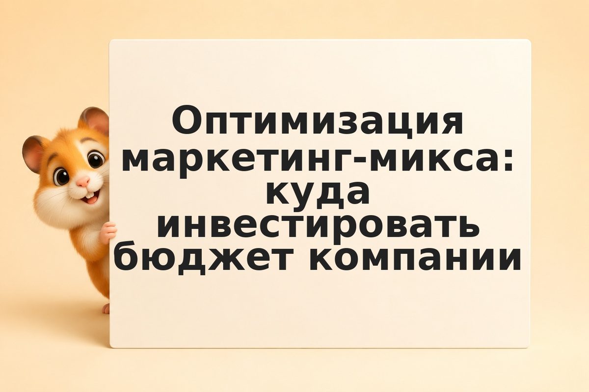 Оптимизация маркетинг-микса: куда инвестировать бюджет компании
