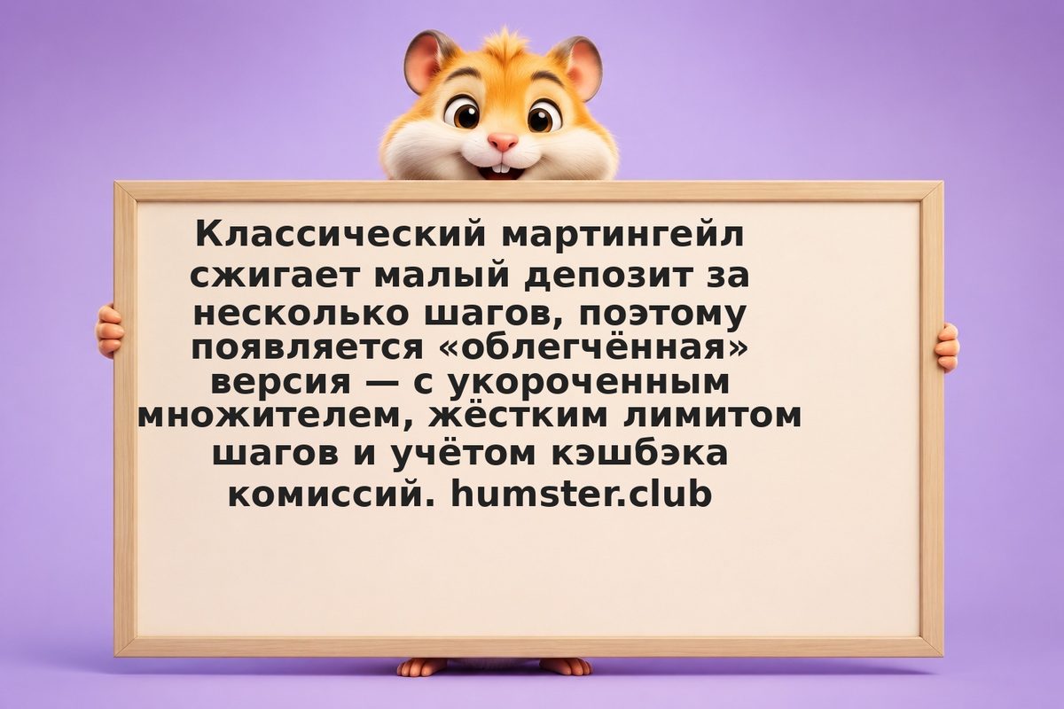 Мартингейл-лайт для ограниченного счёта: расчёт drawdown и роль кэшбэка