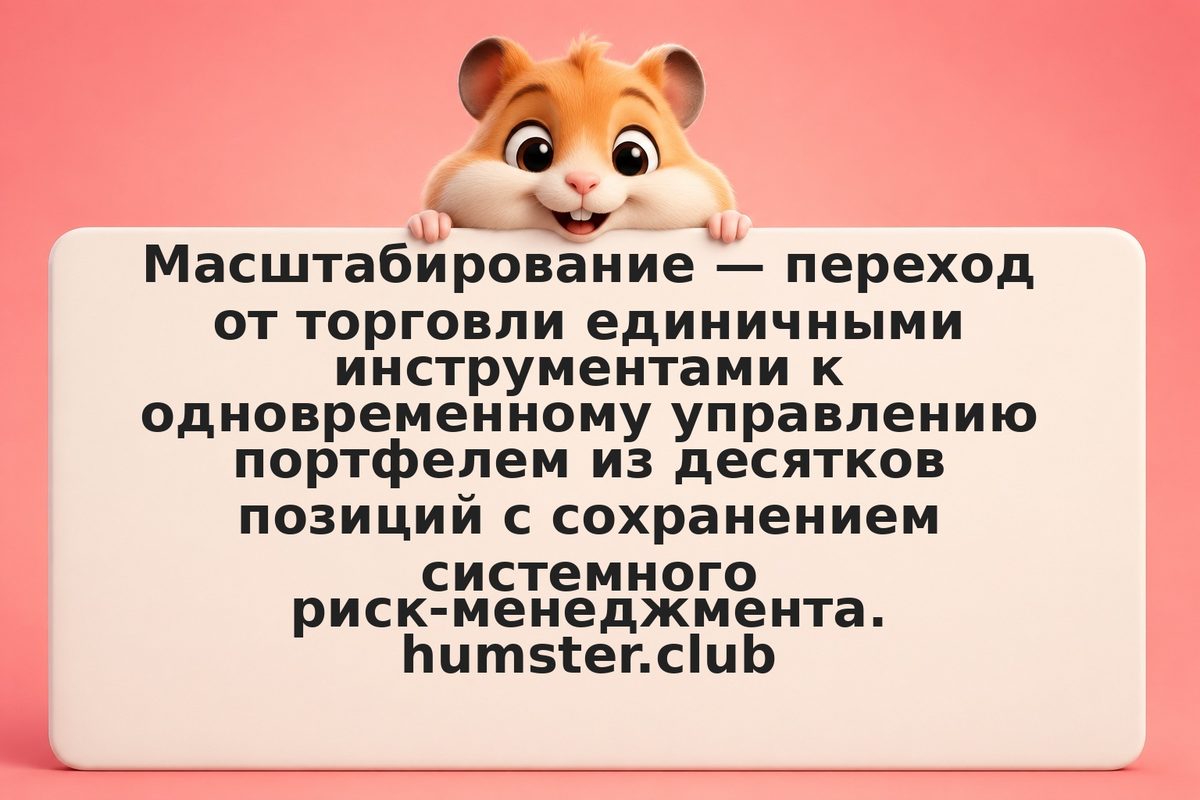 Масштабирование торговли: управление 50 и более парами одновременно, риск коррел