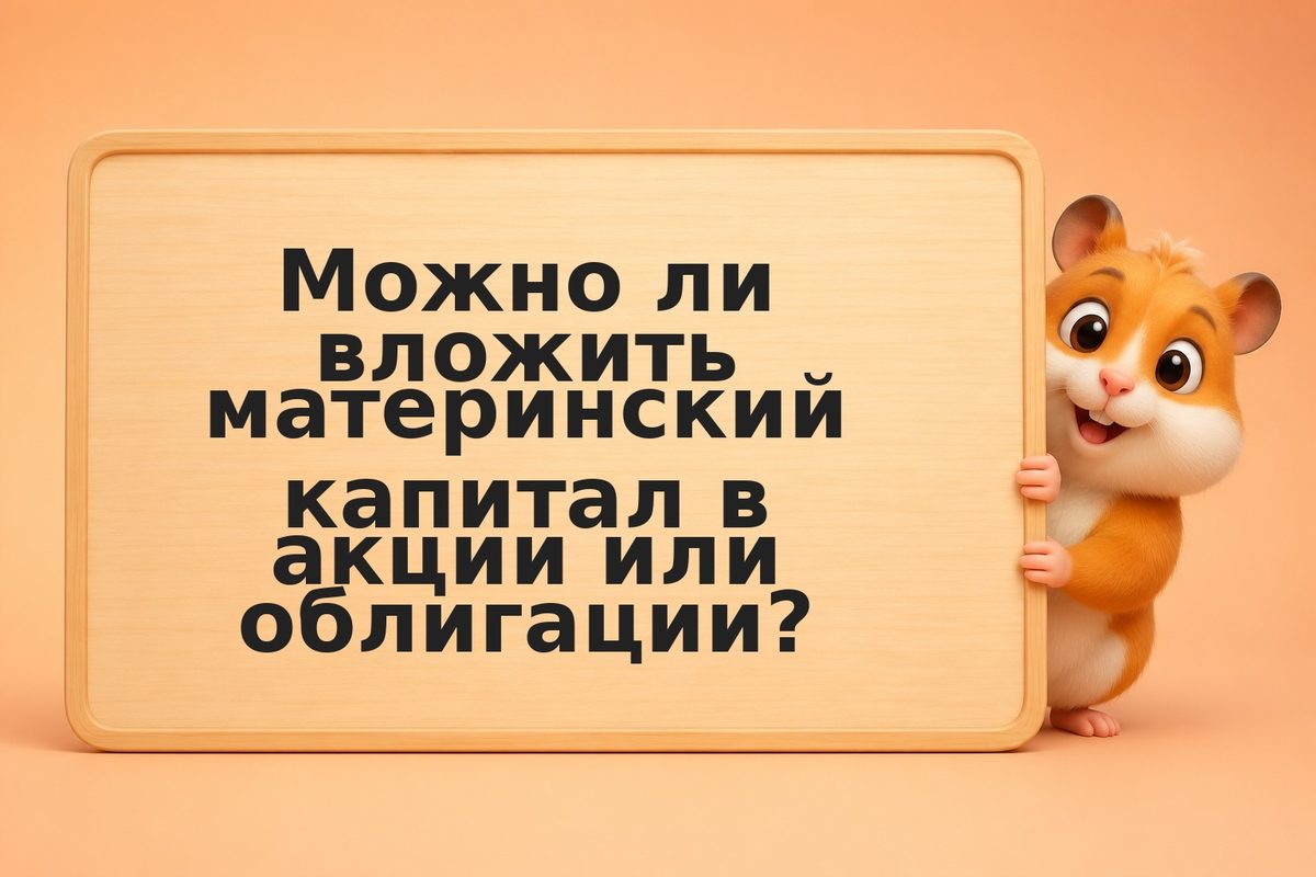 Материнский капитал: можно ли инвестировать