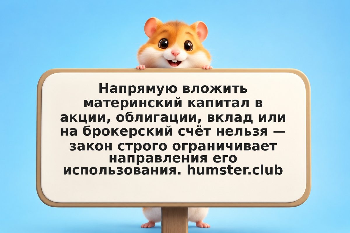Материнский капитал: можно ли инвестировать