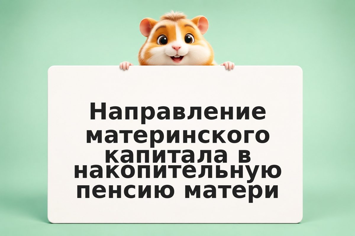 Направление материнского капитала в накопительную пенсию матери