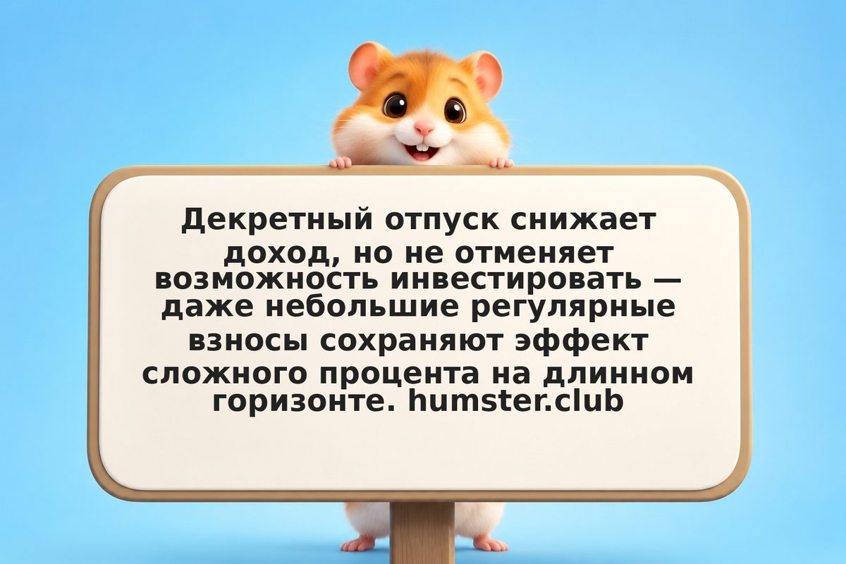 Финансовая стратегия в декретном отпуске: как продолжать инвестировать при сниже