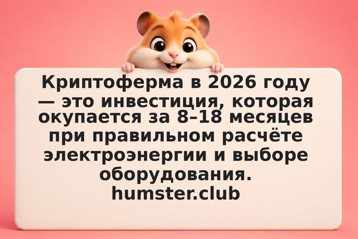 Майнинг криптовалюты ферма: полное руководство на 2026