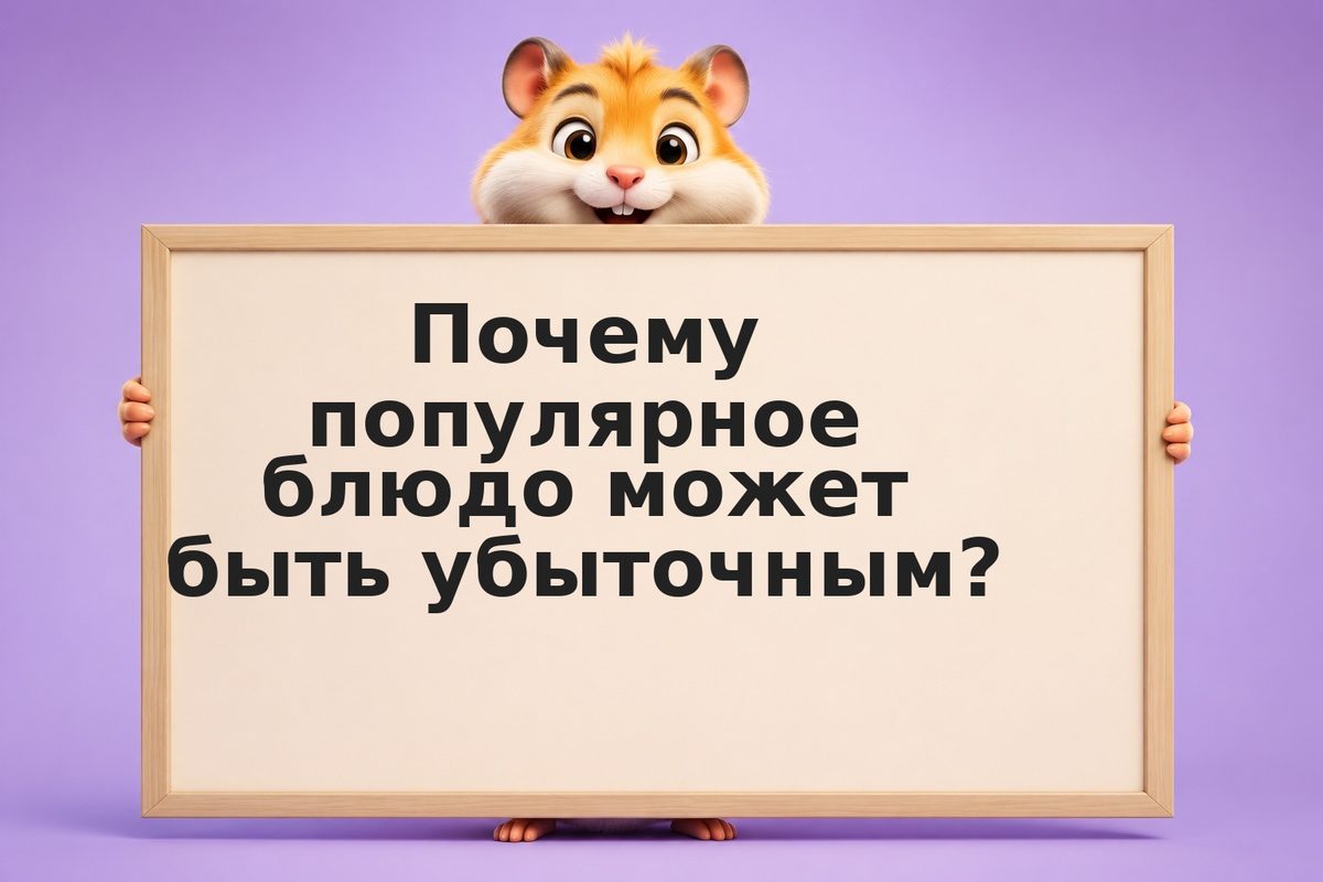 Оптимизация меню ресторана с AI: анализ популярности и маржи