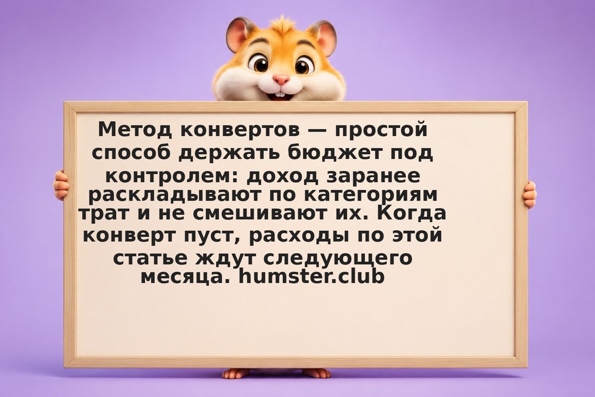 Метод конвертов для бюджета