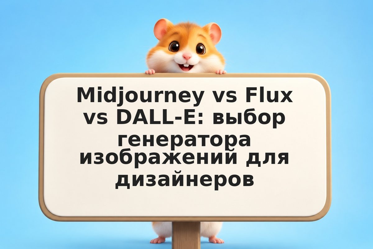 Midjourney vs Flux vs DALL-E: выбор генератора изображений для дизайнеров