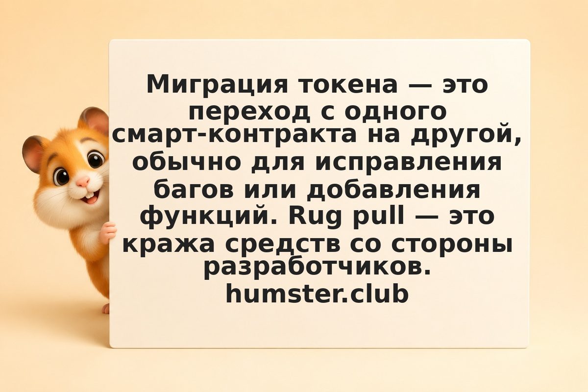 Миграция токена на новый контракт vs rug pull: как не потерять деньги