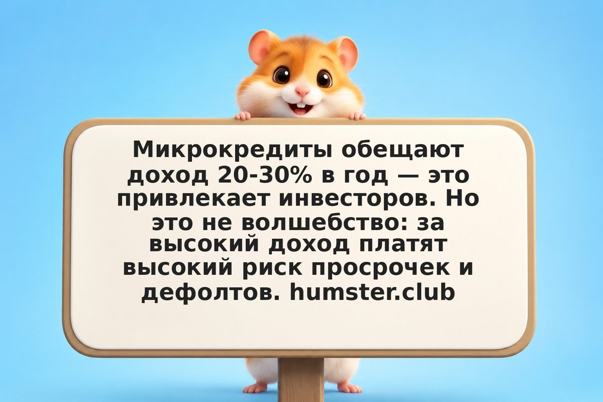 Микрокредиты и их инвестиционный смысл