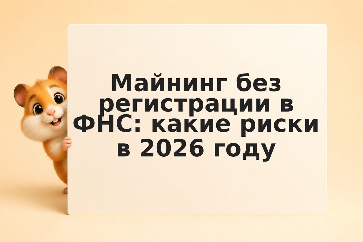Майнинг без регистрации в ФНС: какие риски в 2026 году