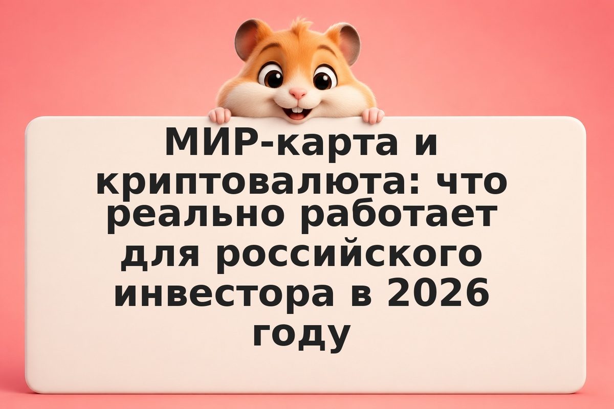 МИР-карта и криптовалюта: что реально работает для российского инвестора в 2026 