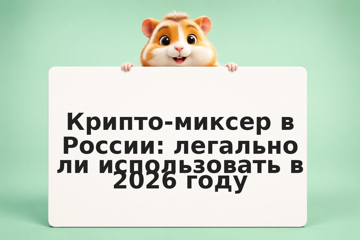 Крипто-миксер в России: легально ли использовать в 2026 году