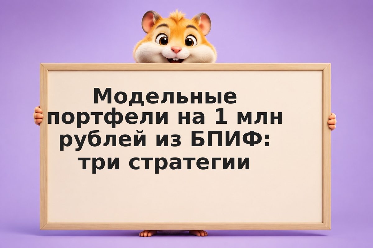 Модельные портфели на 1 млн рублей из БПИФ: три стратегии