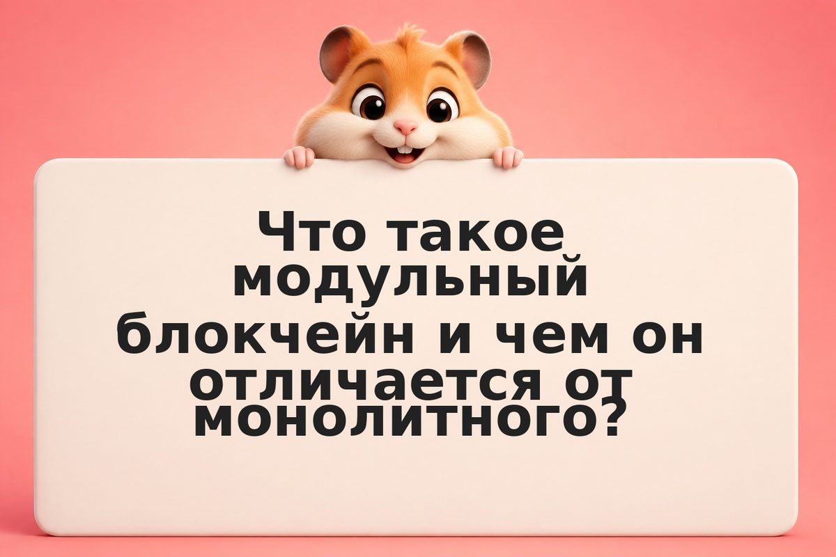 Модульные блокчейны и Celestia: как работает новый подход к масштабированию блок
