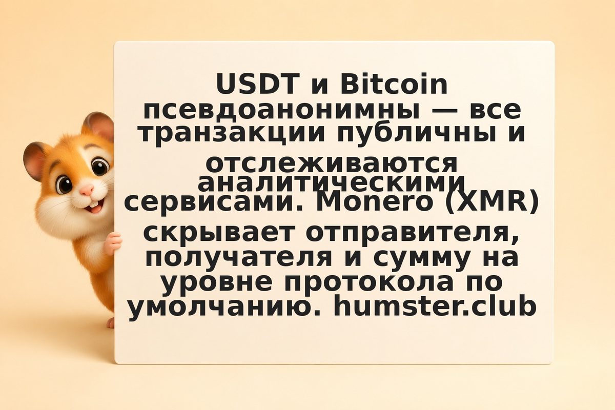 Альтернативы USDT для приватности: Monero, Zcash и другие варианты
