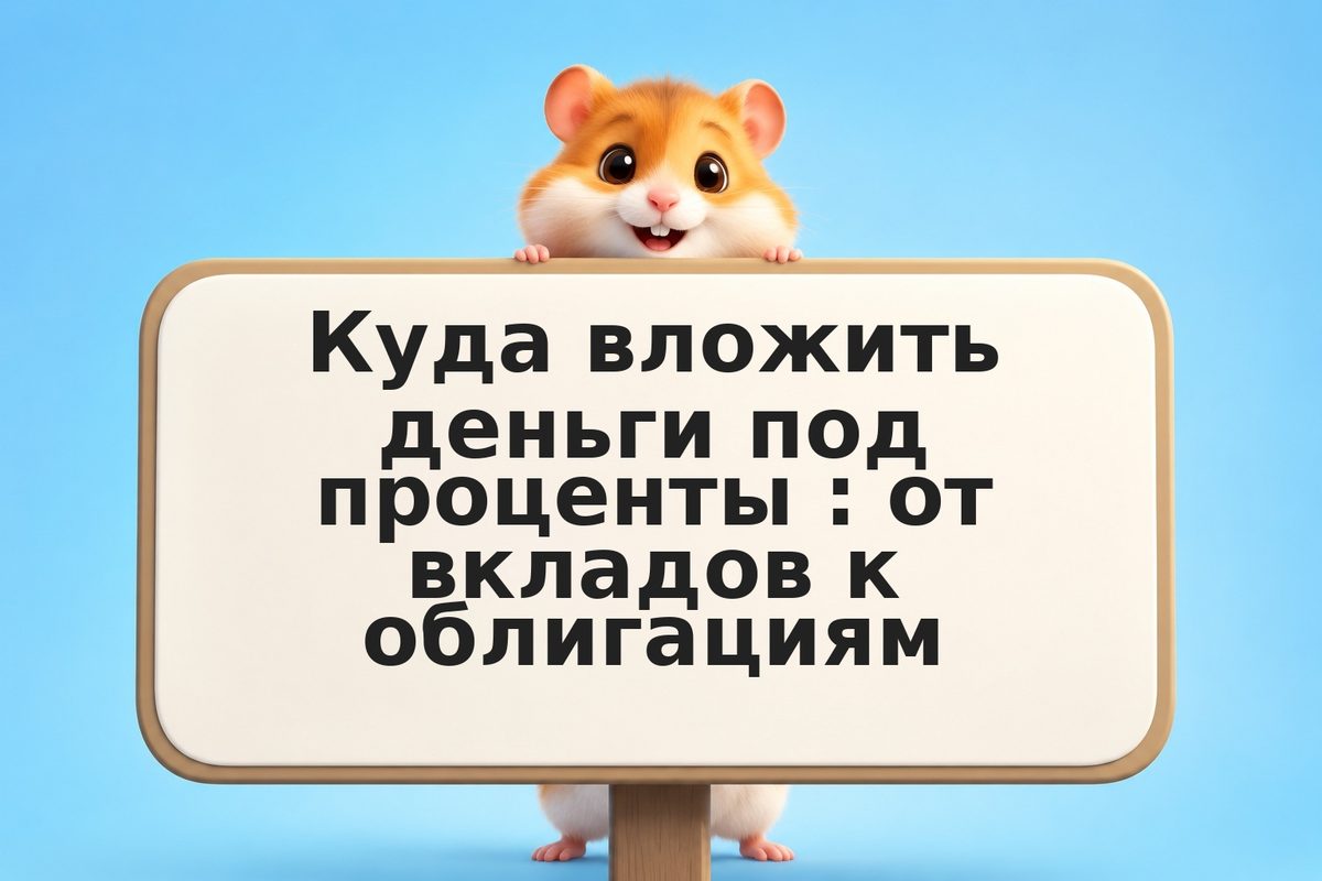Куда вложить деньги под проценты: от вкладов к облигациям