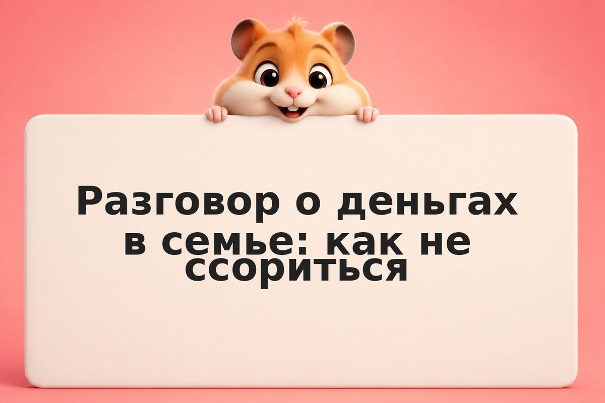 Разговор о деньгах в семье: как не ссориться