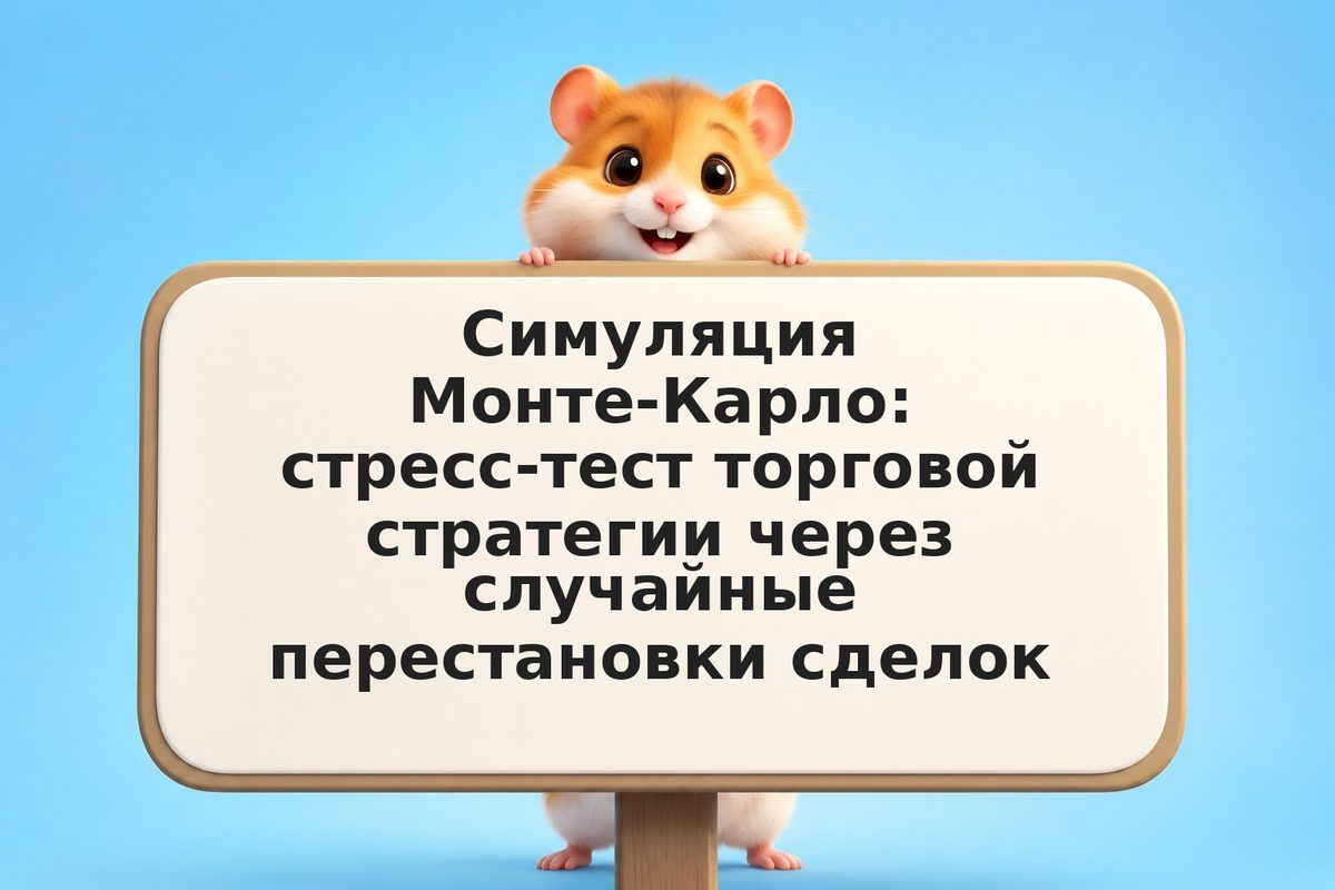 Симуляция Монте-Карло: стресс-тест торговой стратегии через случайные перестанов
