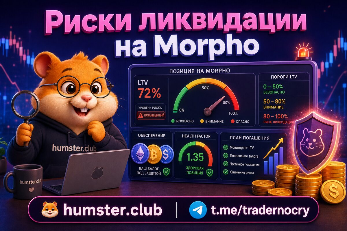 Риски ликвидации на Morpho: LTV-пороги и расчёты на примерах