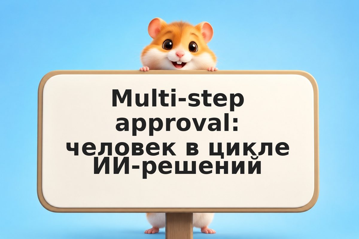 Multi-step approval: человек в цикле ИИ-решений