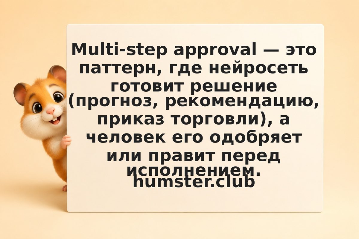 Multi-step approval: человек в цикле ИИ-решений