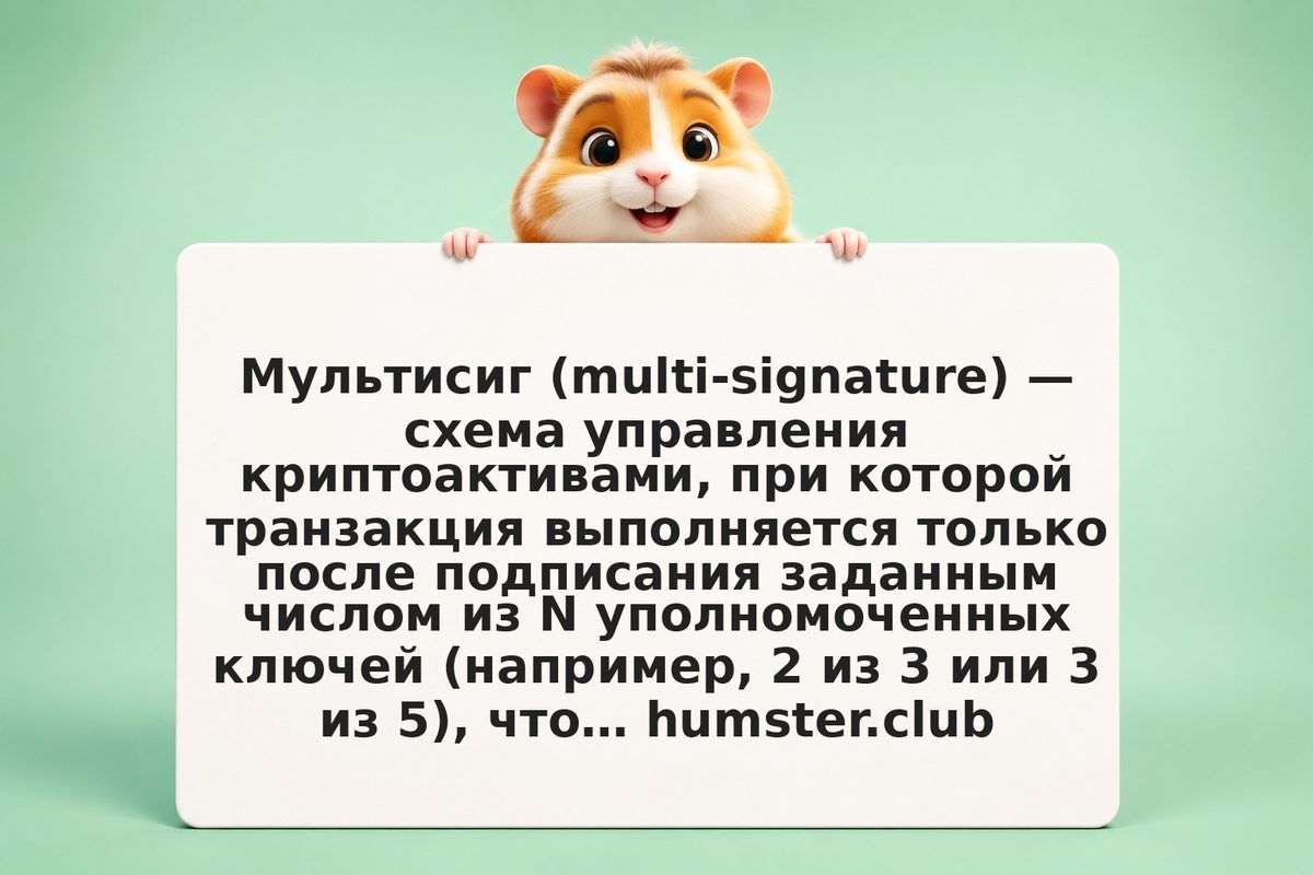 Мультисиг-кошелёк: как работает multi-signature защита и зачем она нужна для кру