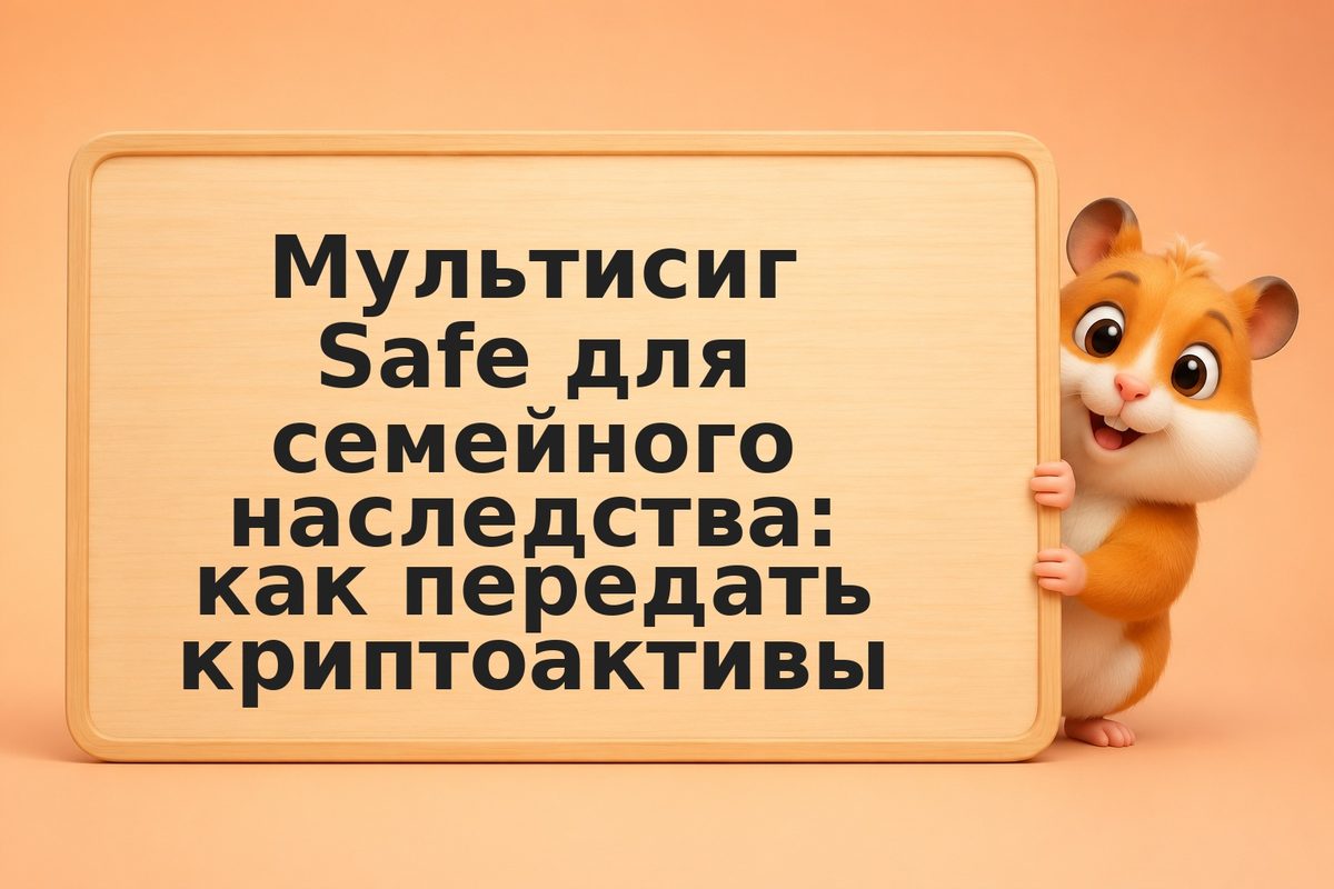 Мультисиг Safe для семейного наследства: как передать криптоактивы