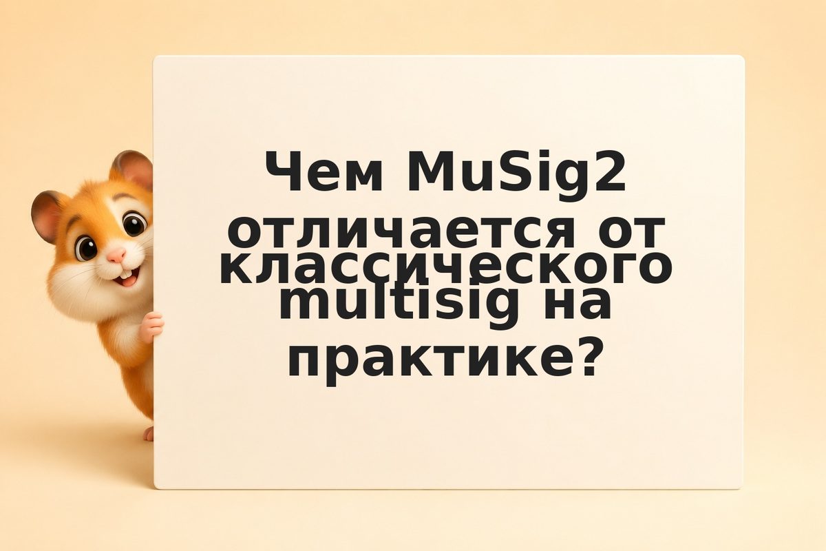 MuSig2 и FROST: чем новые мультиподписи отличаются от классического multisig