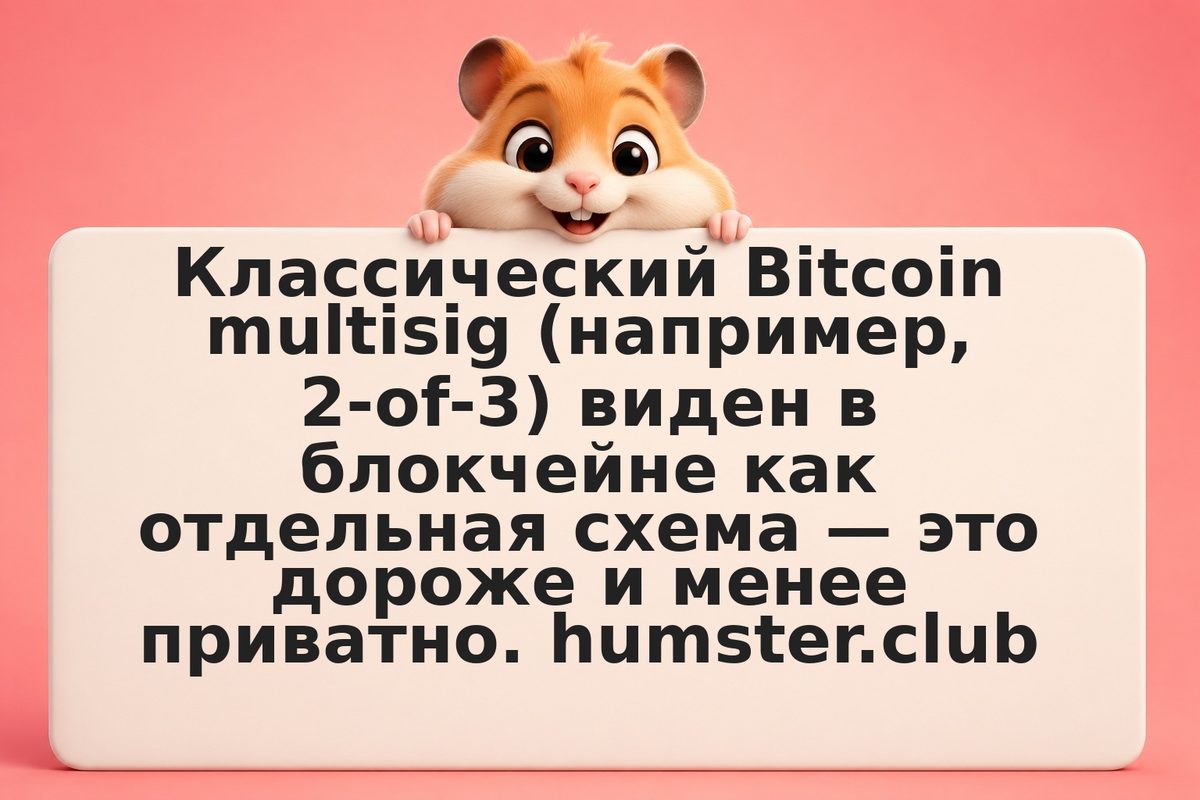 MuSig2 и FROST: чем новые мультиподписи отличаются от классического multisig