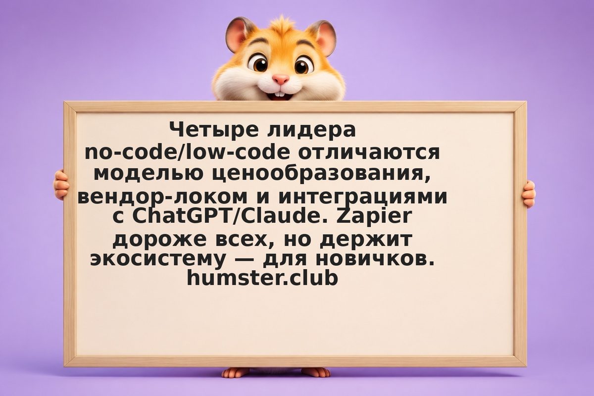 Сравнение n8n, Make, Zapier и Bubble: выбираем платформу для автоматизации с ИИ