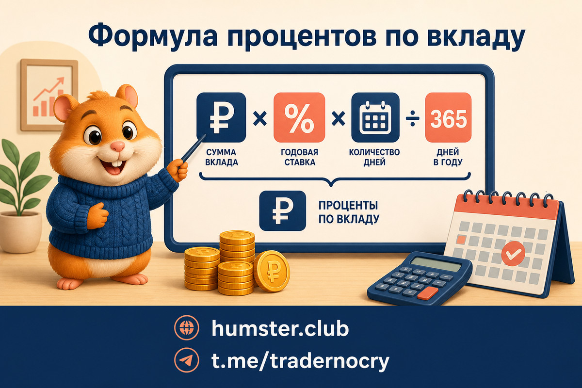 Как банки считают проценты по депозиту: простые, сложные и дневные формулы