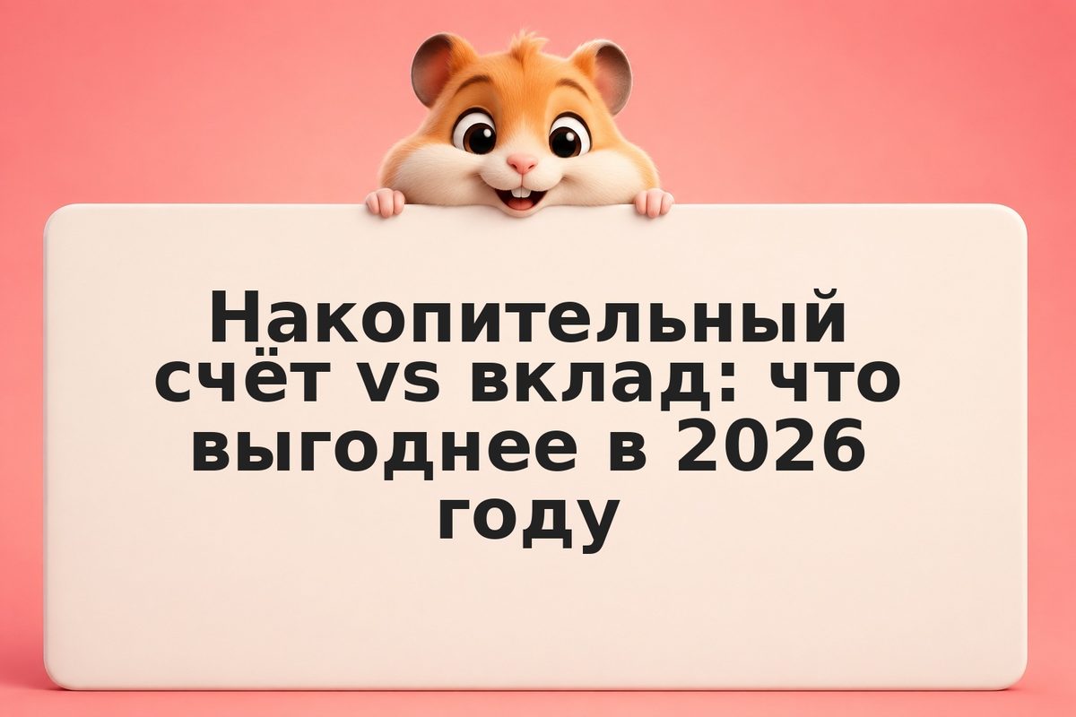Накопительный счёт vs вклад: что выгоднее в 2026 году