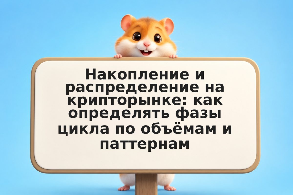 Накопление и распределение на крипторынке: как определять фазы цикла по объёмам 