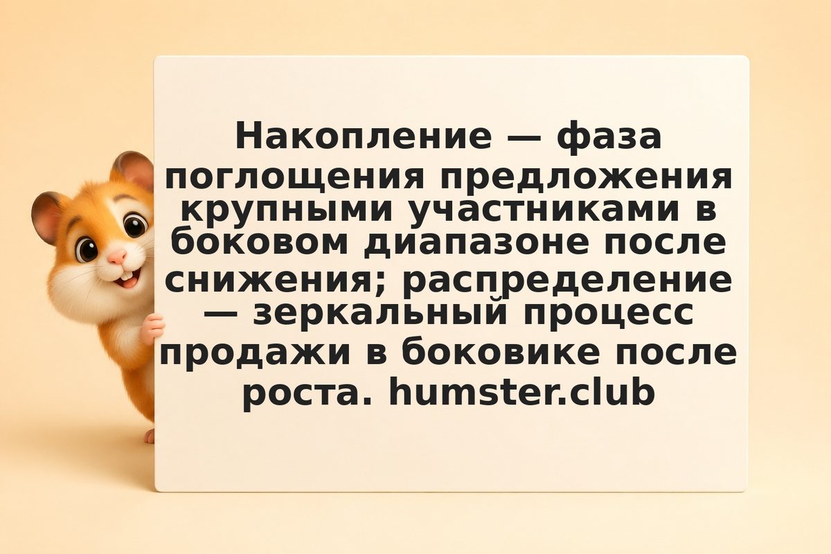 Накопление и распределение на крипторынке: как определять фазы цикла по объёмам 